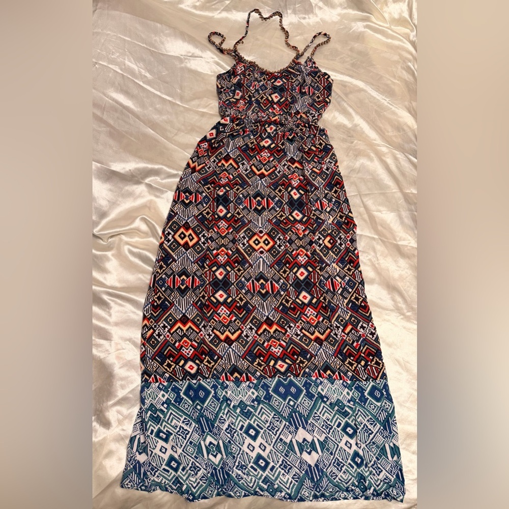 Multicolor Bohemian Maxi Dress